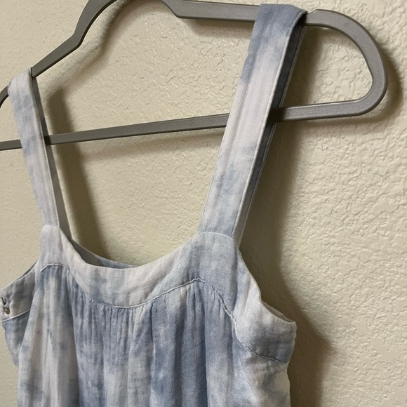 RAILS | Blue Coastal Vacation Amaya Midi Tier Dress in Cascade Tie Dye | Size XS - Picture 9 of 13